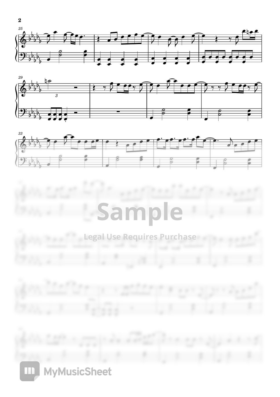 Tatsuya Kitani Ao no Sumika (Jujutsu Kaisen Season 2 OP) Sheets by Haren Easy Piano