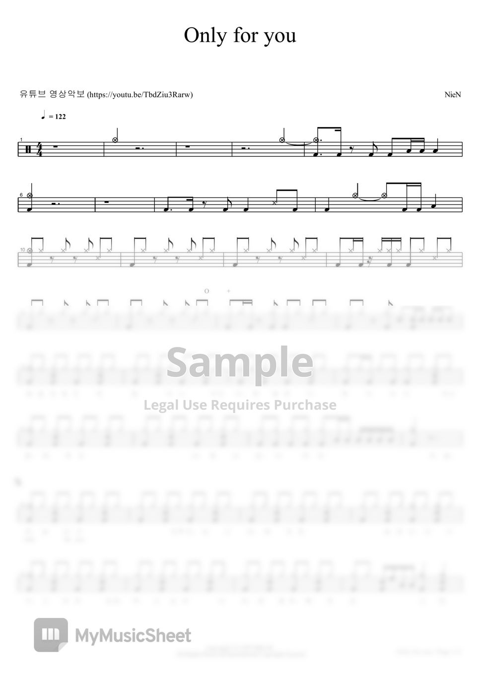 respect-new-song-only-for-you-sheets-by-copydrum