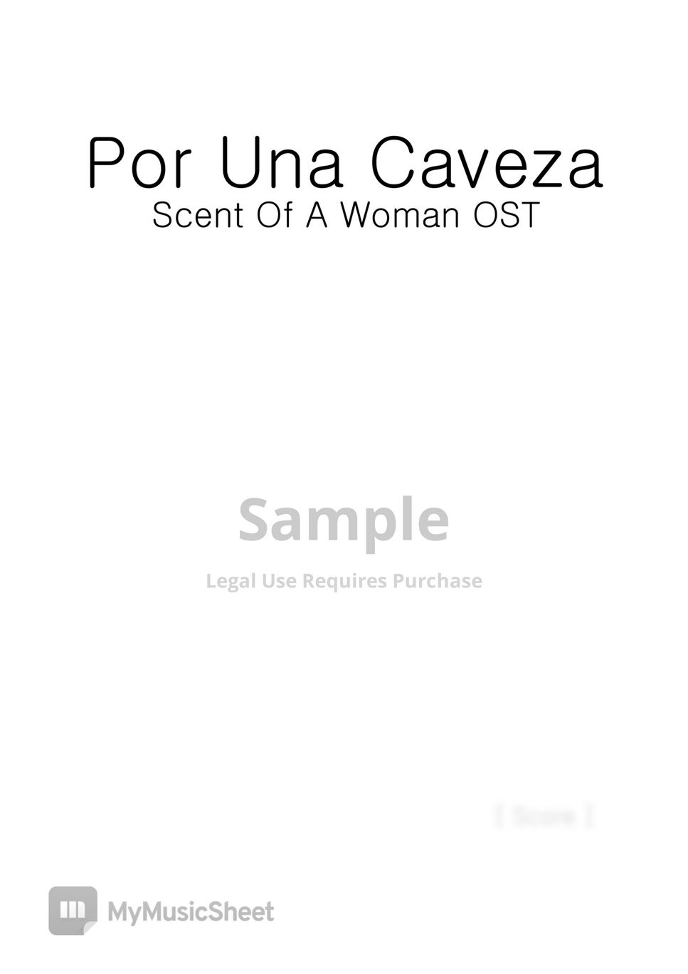 Carlos Gardel - Por Una Cabeza 'Scent of a Woman' by VIO