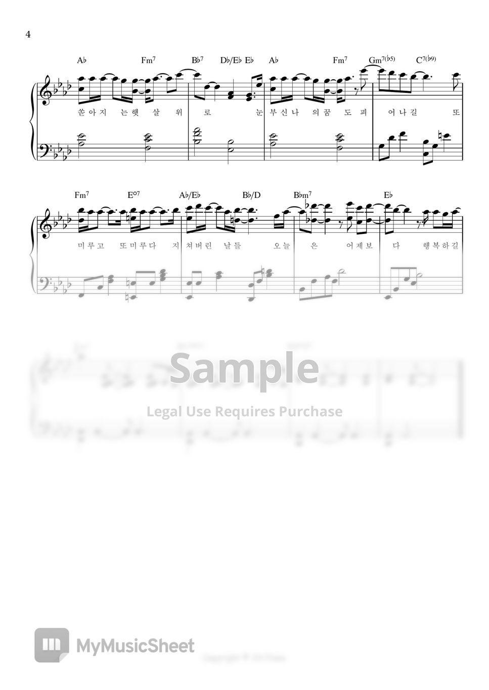 Lee Suhyun - My Spring (My Liberation Notes OST) by JH Piano