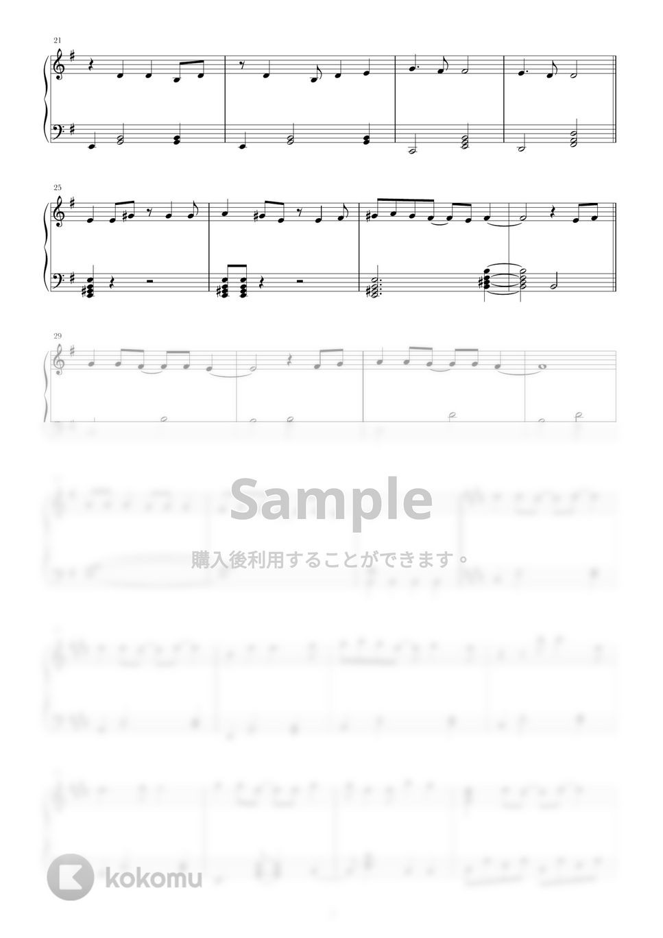 MAN WITH A MISSION×milet - コイコガレ (ピアノソロ、かんたん、TV、アニメ) by harupi