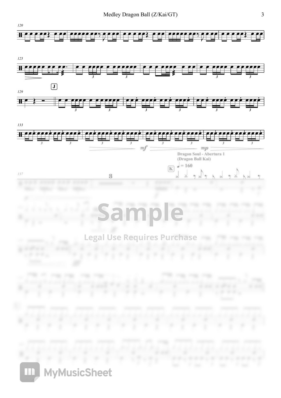 dragon ball gt (abertura) Sheet music for Trombone (Solo