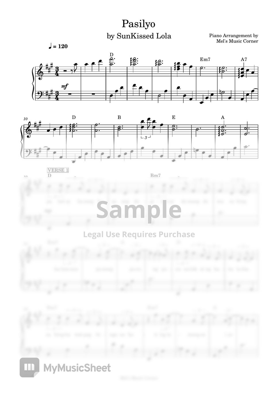 sunkissed-lola-pasilyo-piano-sheet-music-sheets-by-mel-s-music-corner