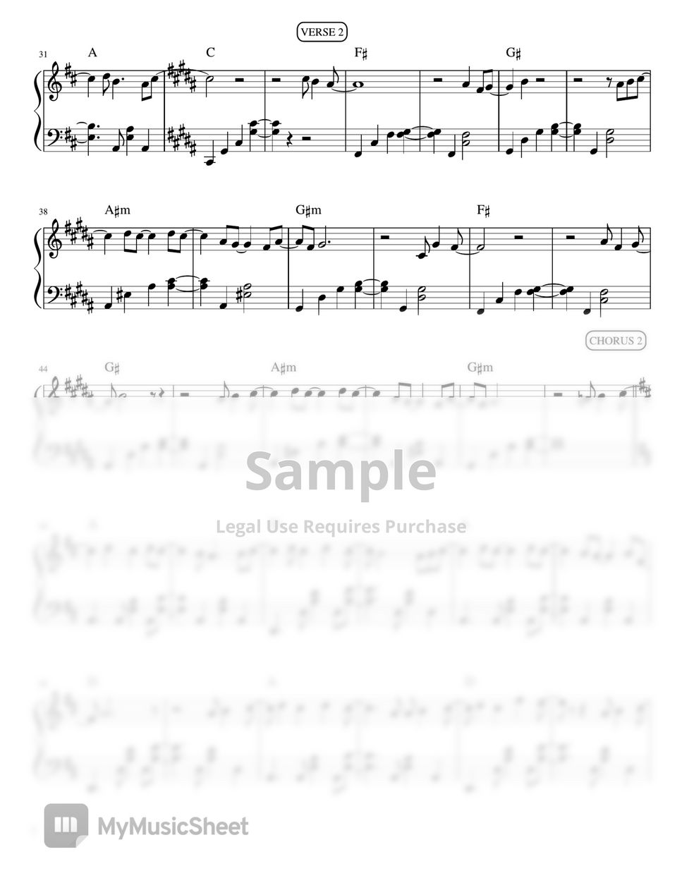 Eraserheads - With A Smile (piano sheet music) by Mel's Music Corner