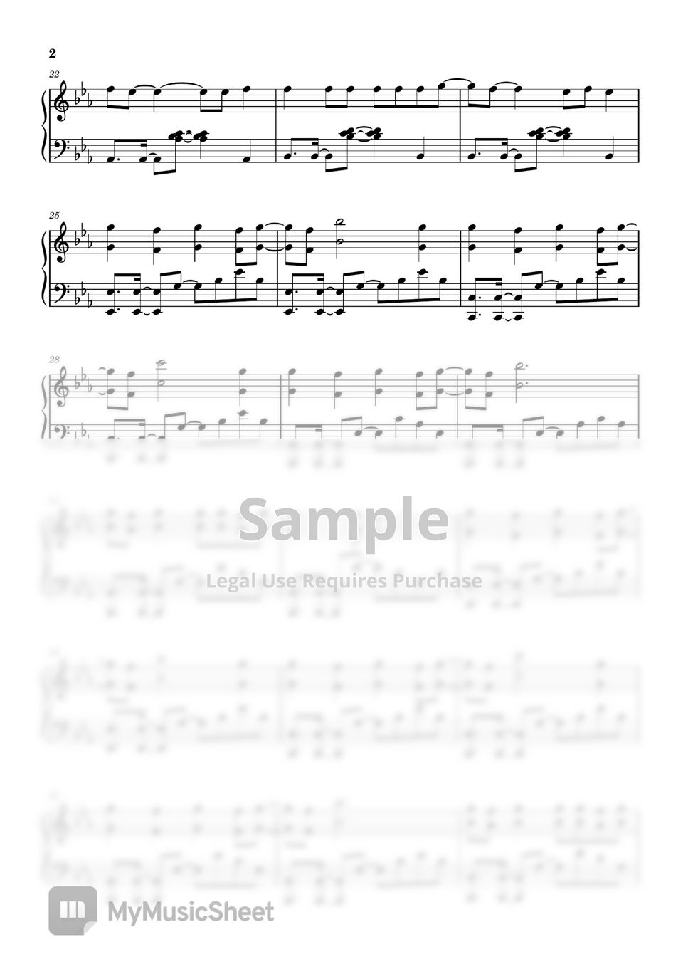 Justin Bieber - Baby Sheets by Piano Go Life