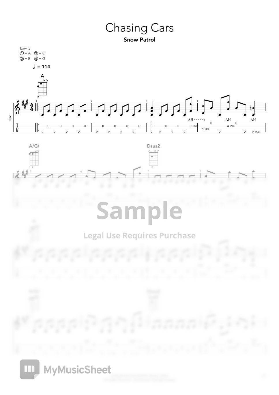 snow-patrol-chasing-cars-tab-by-4stringboy