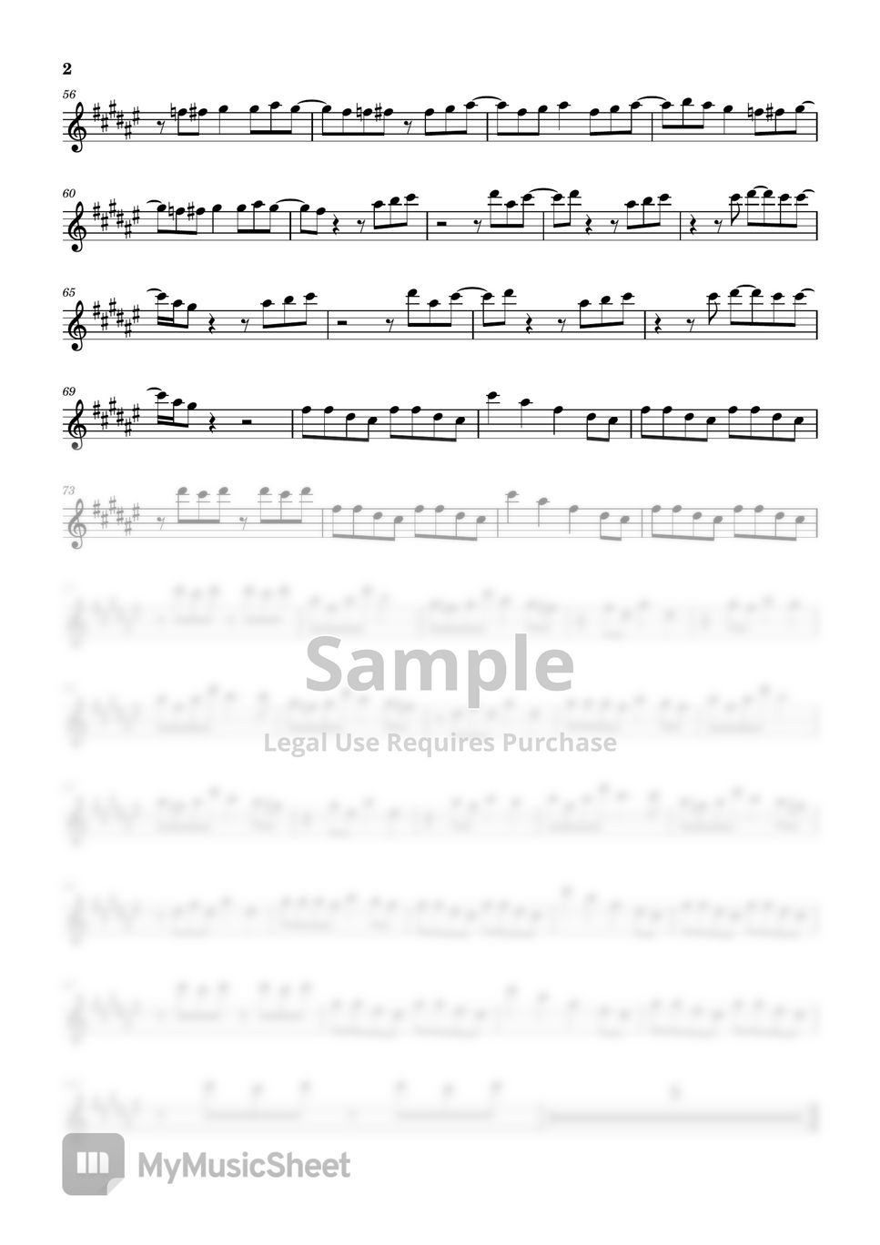 Aqua Barbie Girl Tenor Sax Sheets By Wendamusic