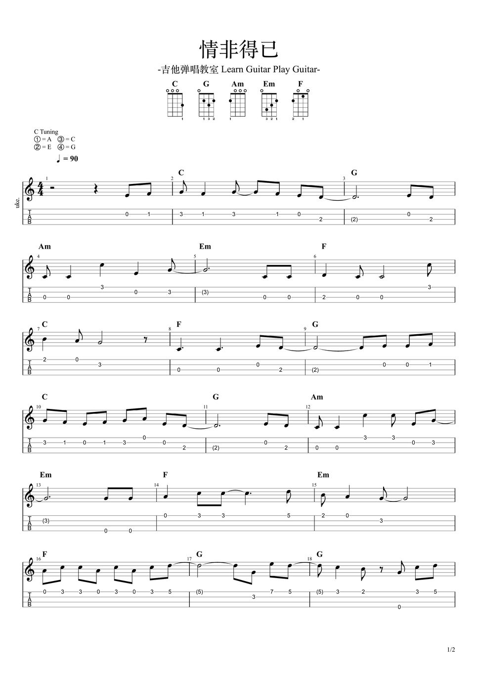 GOD SPEED!【パート譜&フルスコア】 Speed Of Sound - Guitar Chords/Lyrics | zZounds
