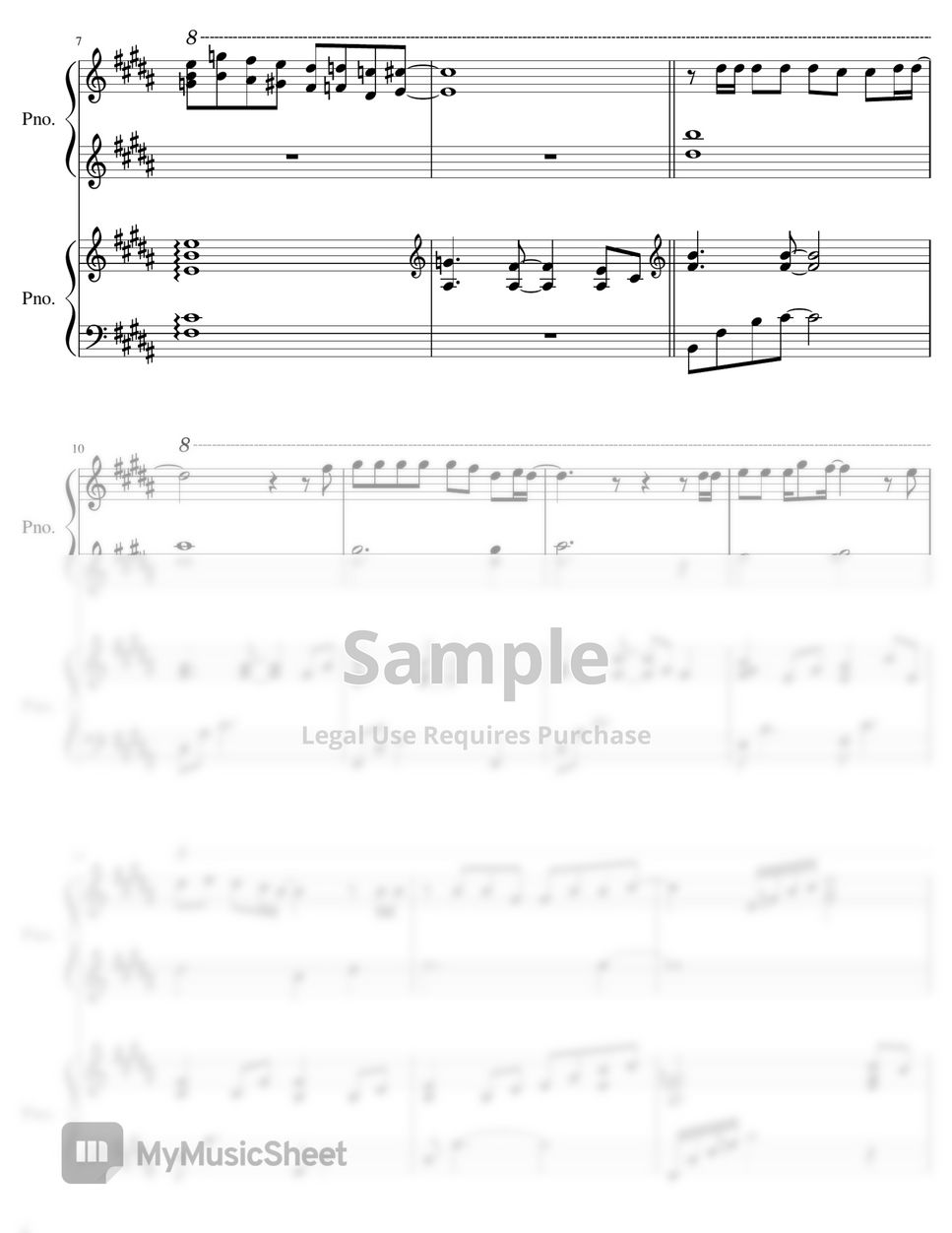 Jang bumjun Your Shampoo Scent In the Flowers (Piano 4 hands