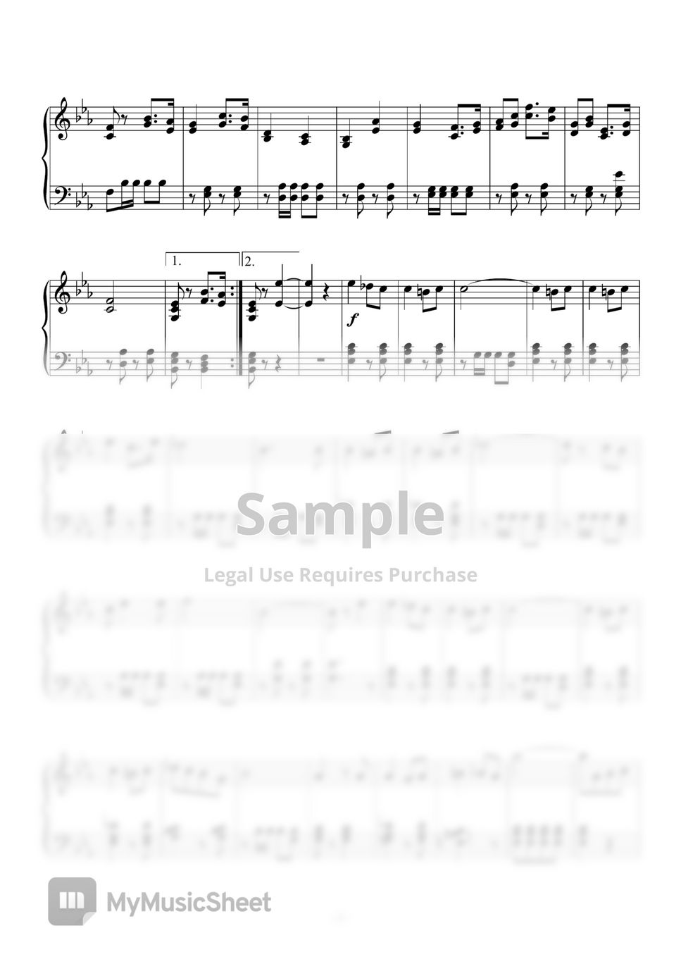 John Philip Sousa - 《星條旗永不落》 - 美國國家進行曲 / piano version by maboroshi