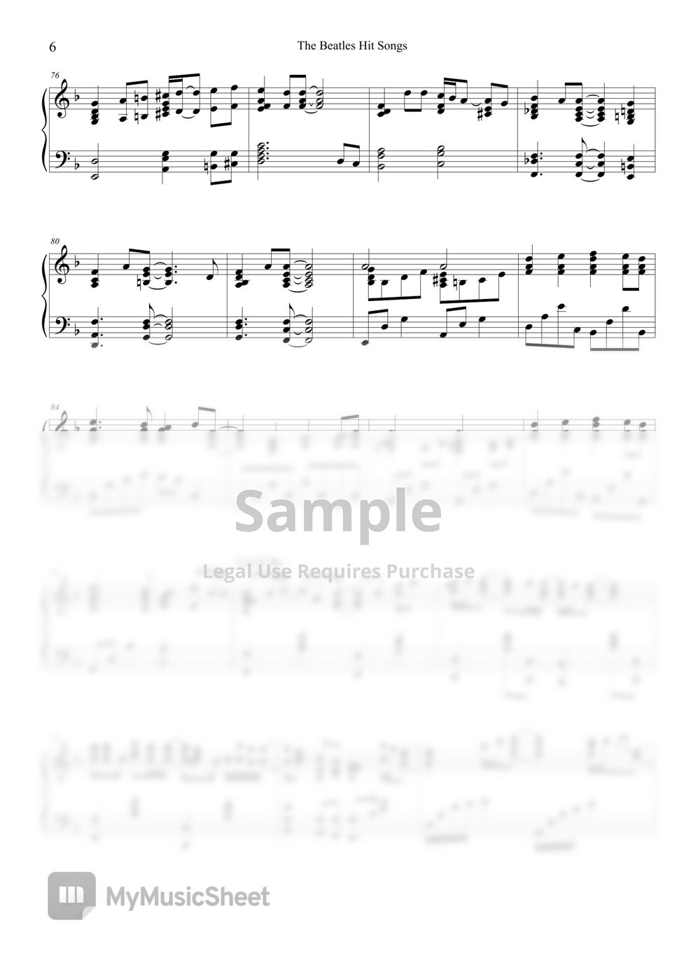 Beatles The 楽譜と歌詞集190曲