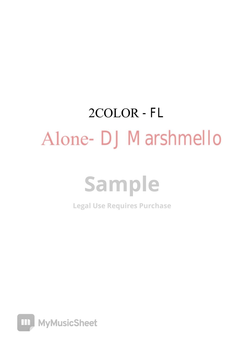 DJ.Marshmello - Alone (VIOLIN, FLUTE) by 2COLOR