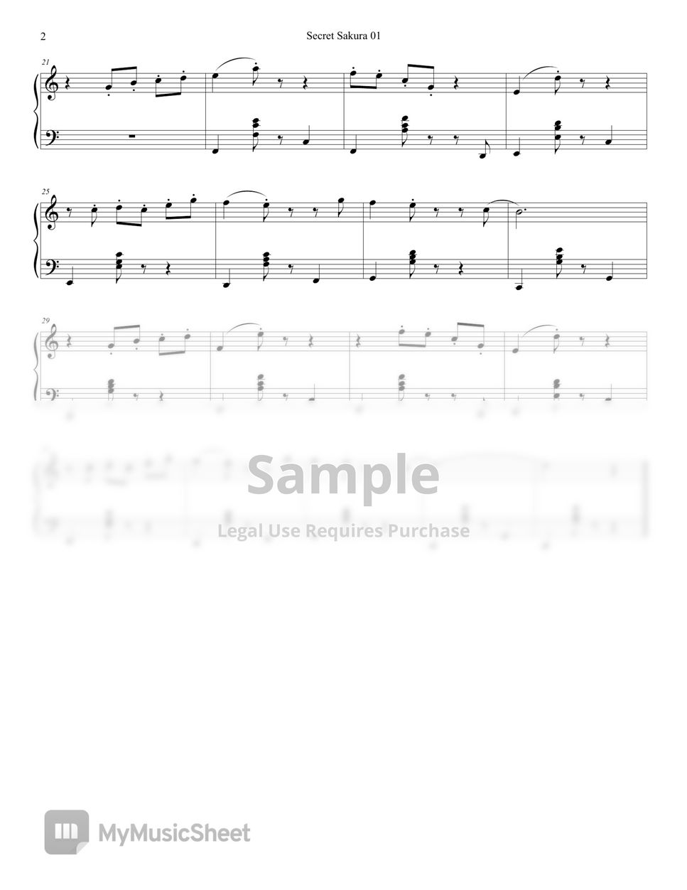 Maple Story 2 - Secret Sakura 01 Sheets by EUNTAEK JUNG