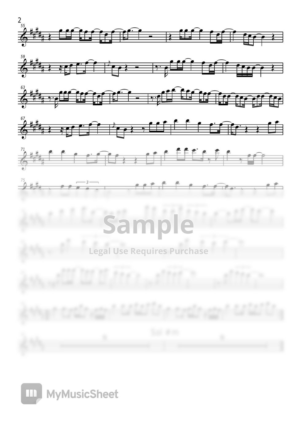 Wake Me Up Avicii Alto Sax Sheets By Ismael Dorado 9208