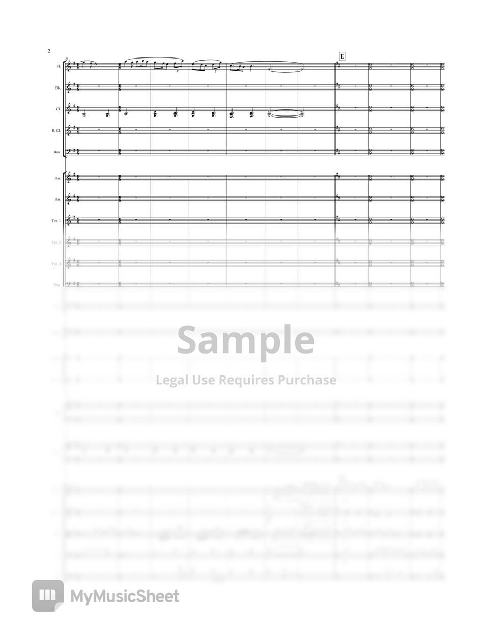 John Williams Buckbeak's Flight(Harry Potter) for Orchestra Score