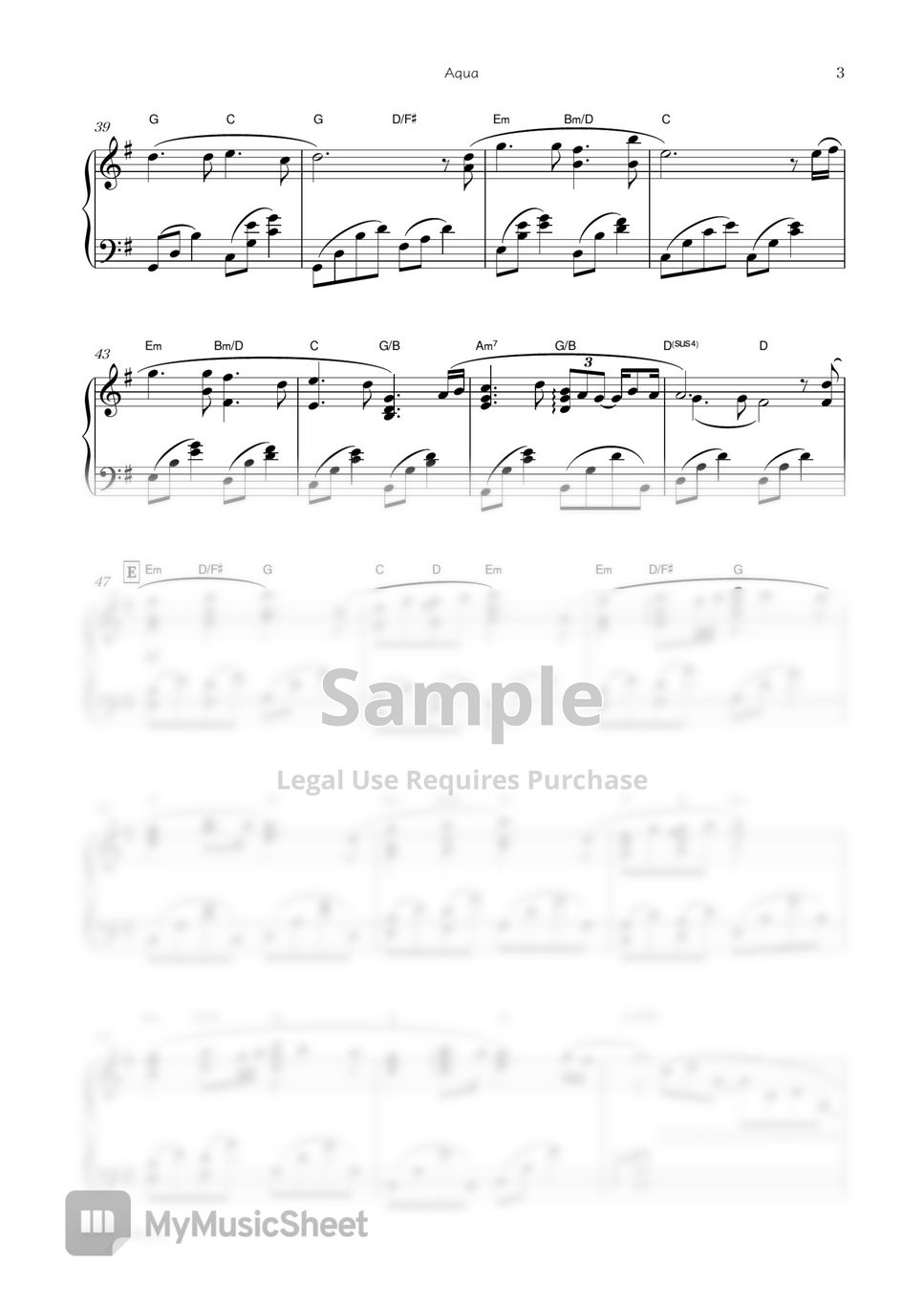 Ryuichi Sakamoto／Movie《Monster怪物)》OST - Aqua by sammy