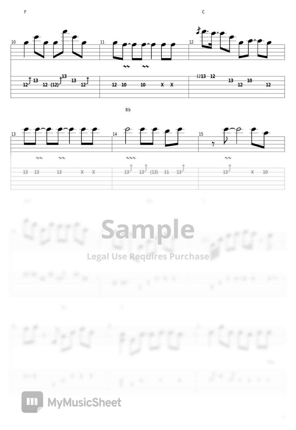 Dire Straits Sultans Of Swing (Guitar Solo) Tab + 1staff by guitar cover with tab