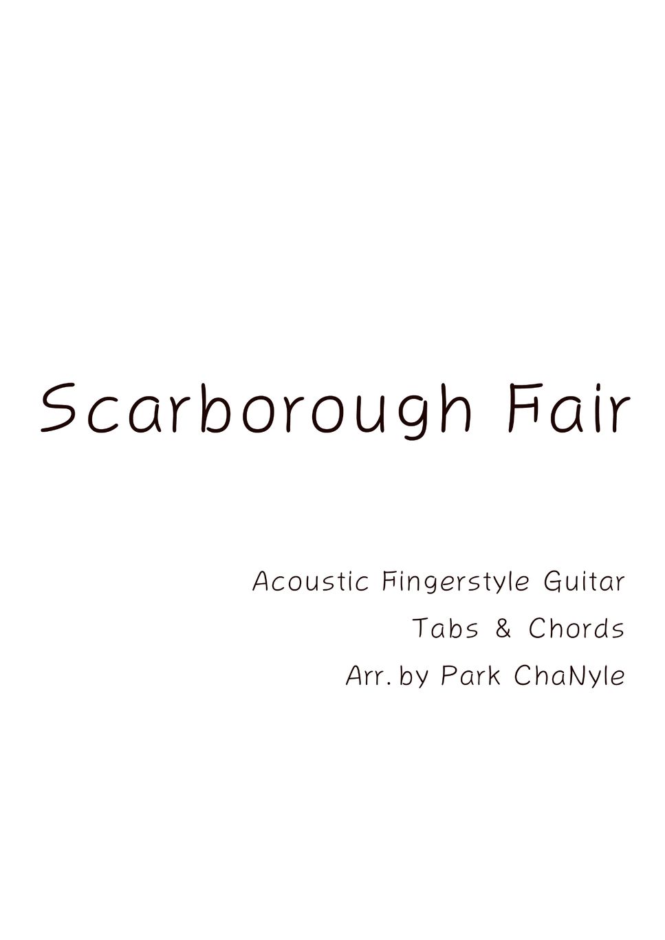 Scarborough Fair Tab by Simon and Garfunkel