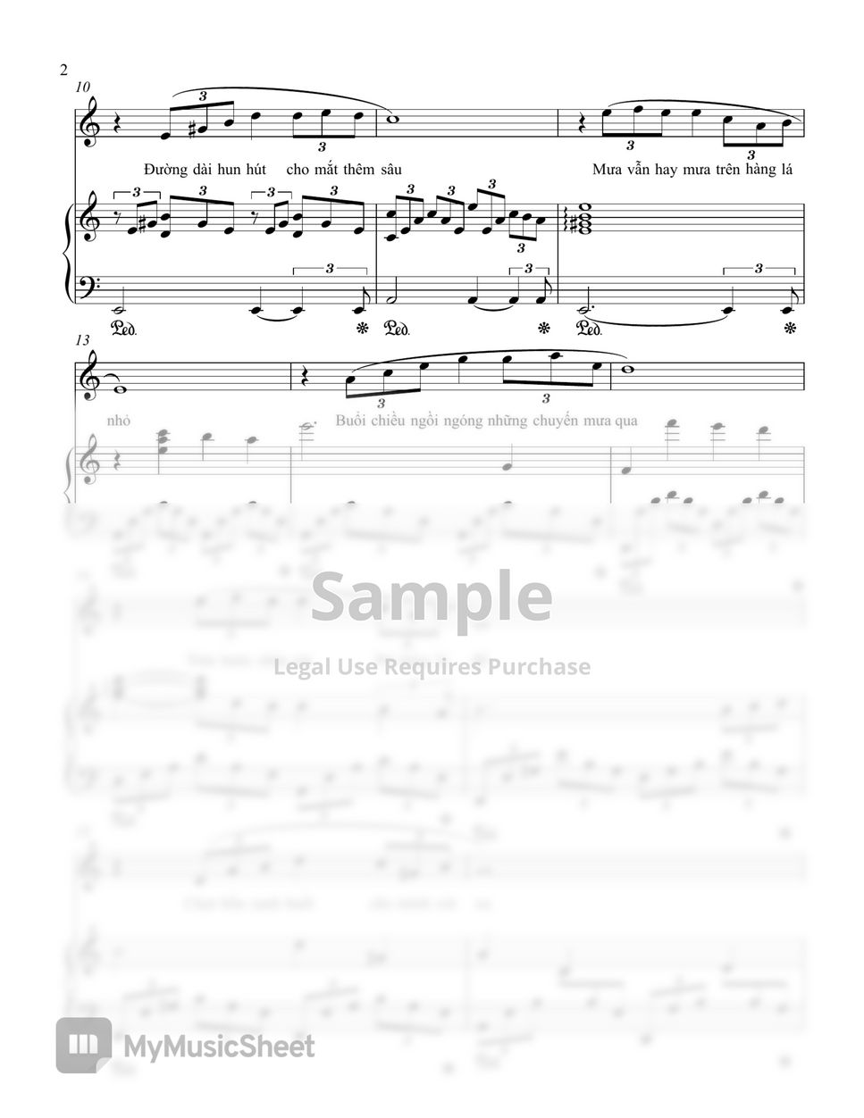Diem Xua for Alto Saxophone and Piano Accompaniment by Hai Mai