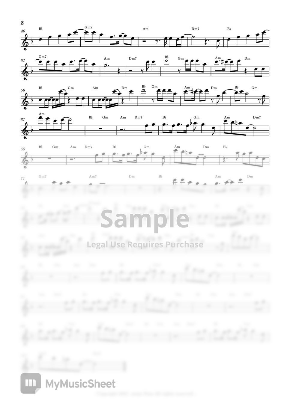 IU 아이유 - Lilac (Flute Sheet Music) by sonye flute