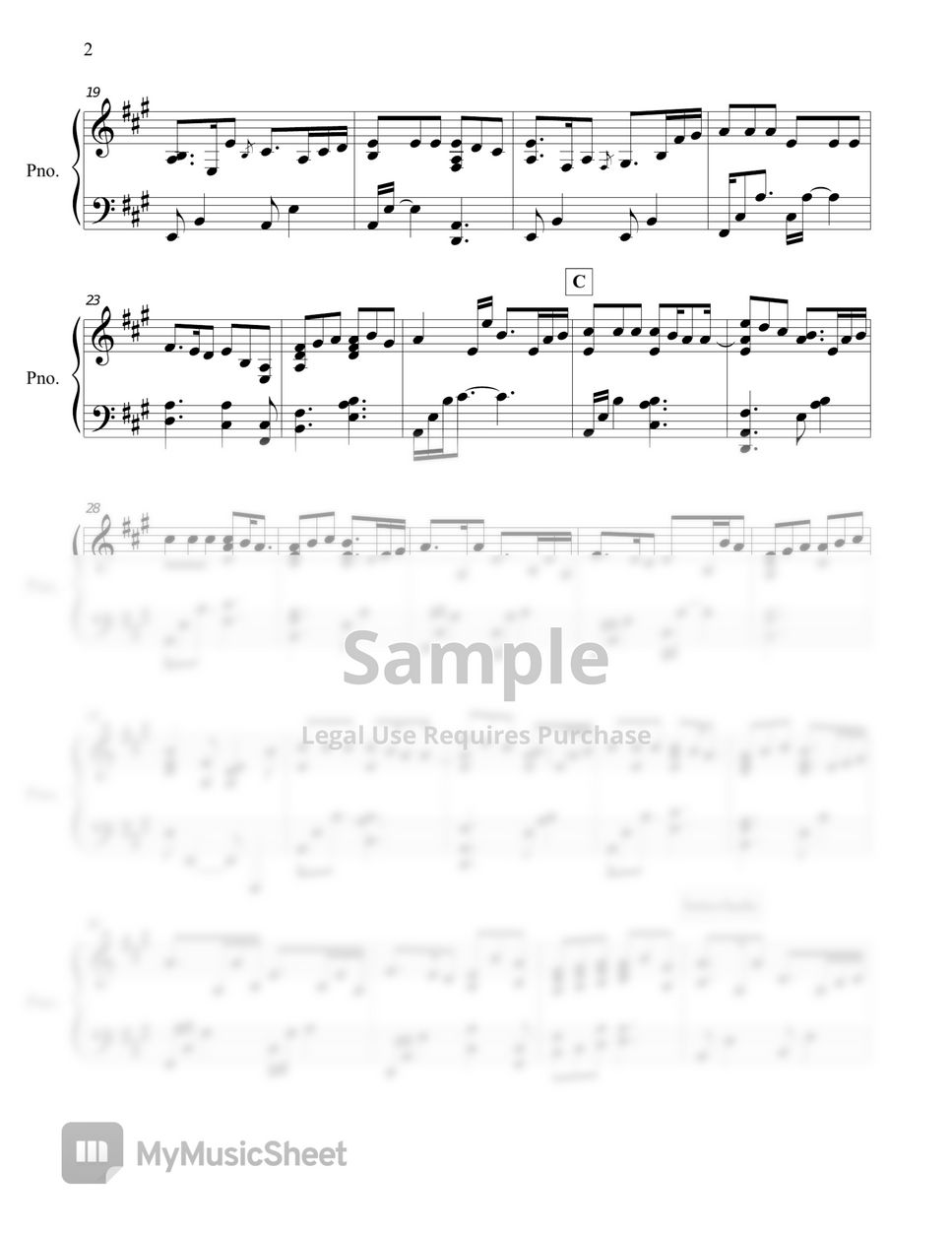 Marty Nystrom 유월절 어린 양의 피로(Under the Blood) Notenblatt by Keunyoung