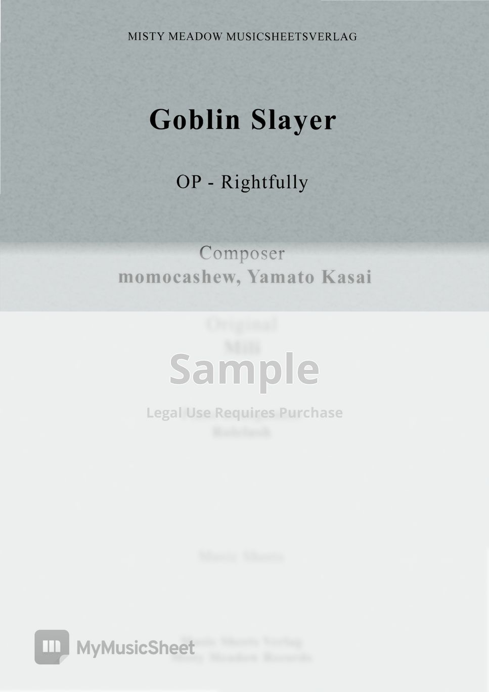momocashew, Yamato Kasai, Mili - Goblin Slayer OP - Rightfully/ Mili (piano cover) by Rolelush