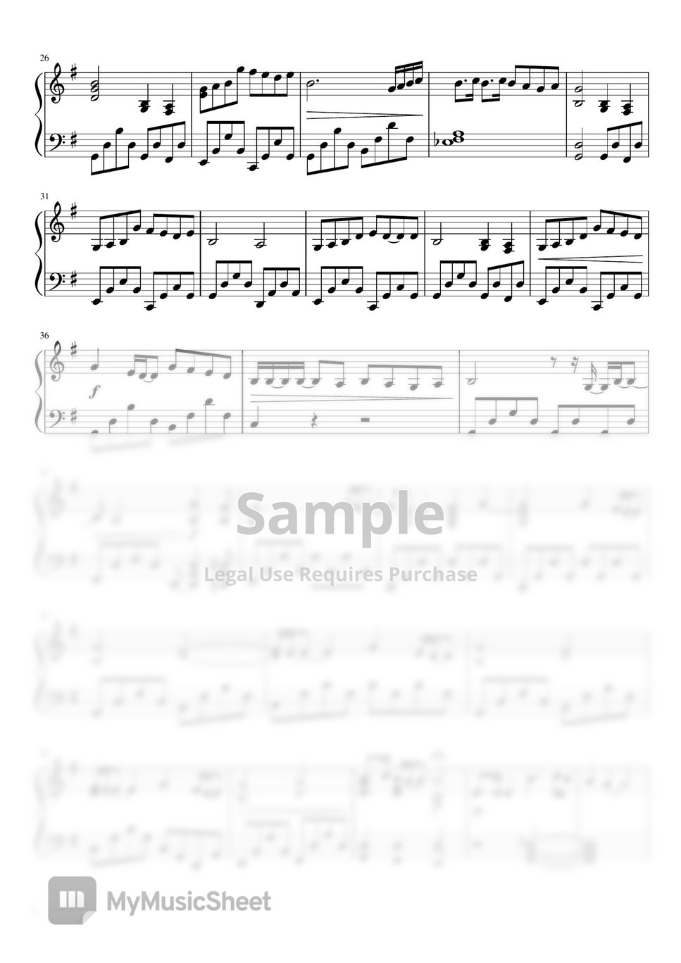 Gavin James Nervous Piano Cover Sheets by Magdalena Galka