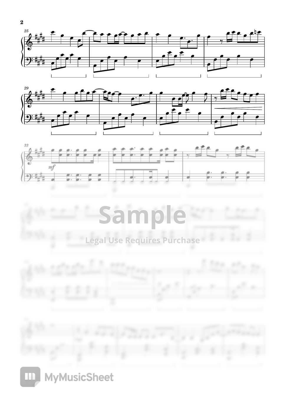 GFRIEND Rainbow Sheet Music By KWAGT