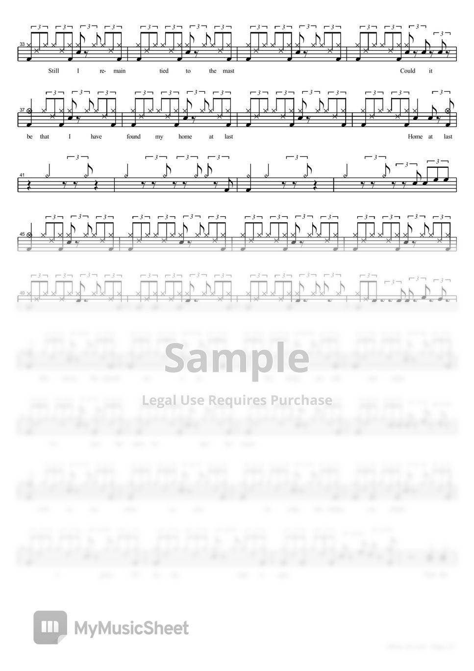 Steely Dan Home At Last Sheets by COPYDRUM