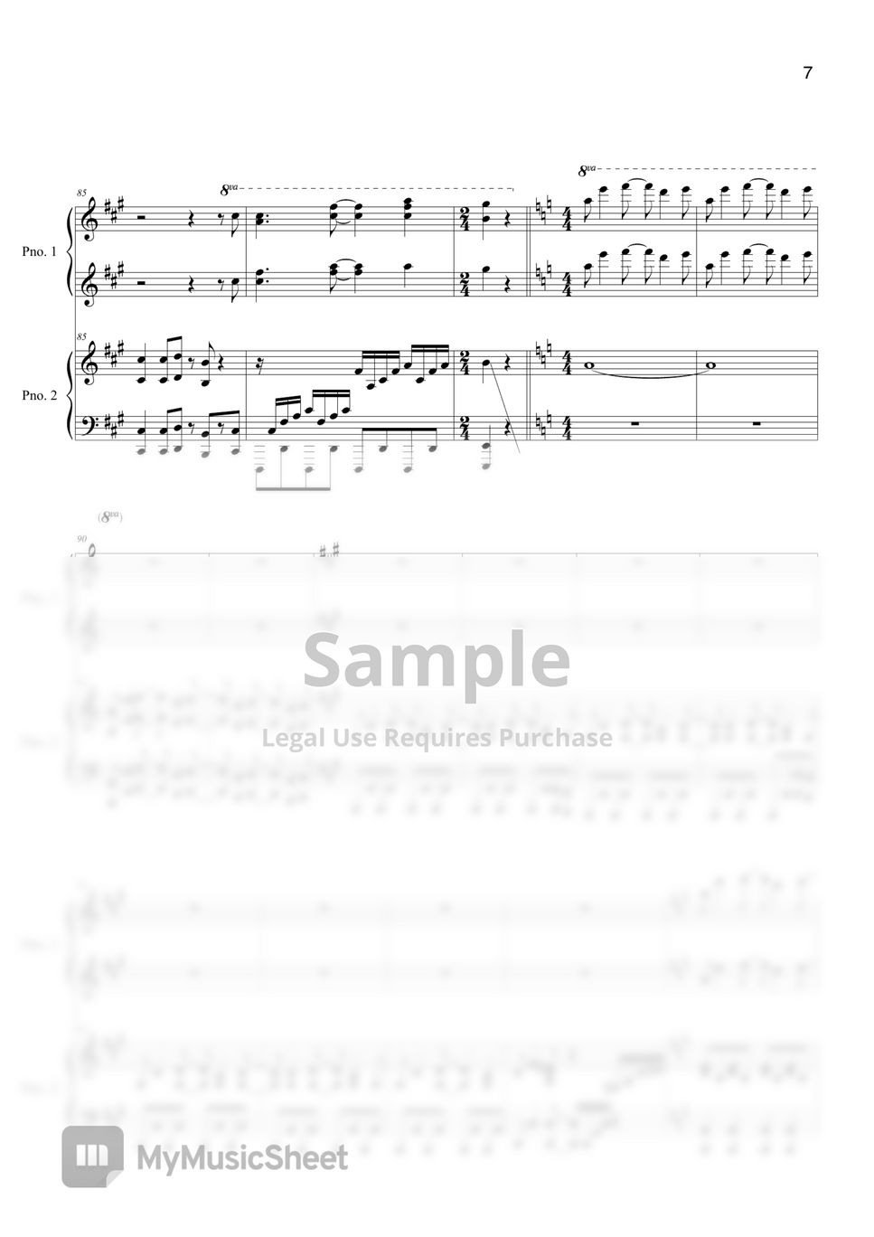 Attack On Titan - all Op &amp; ED Medley (4hands piano) by Bella&amp;Lucas