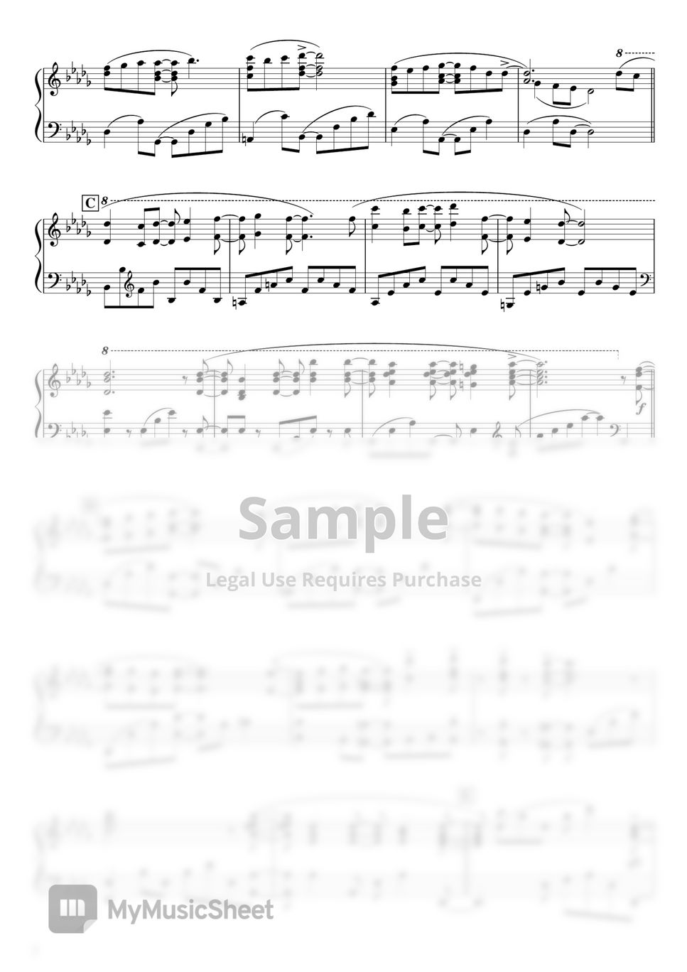 animenz-zzz-nichijou-1st-ending-theme-sheets-by-animenz