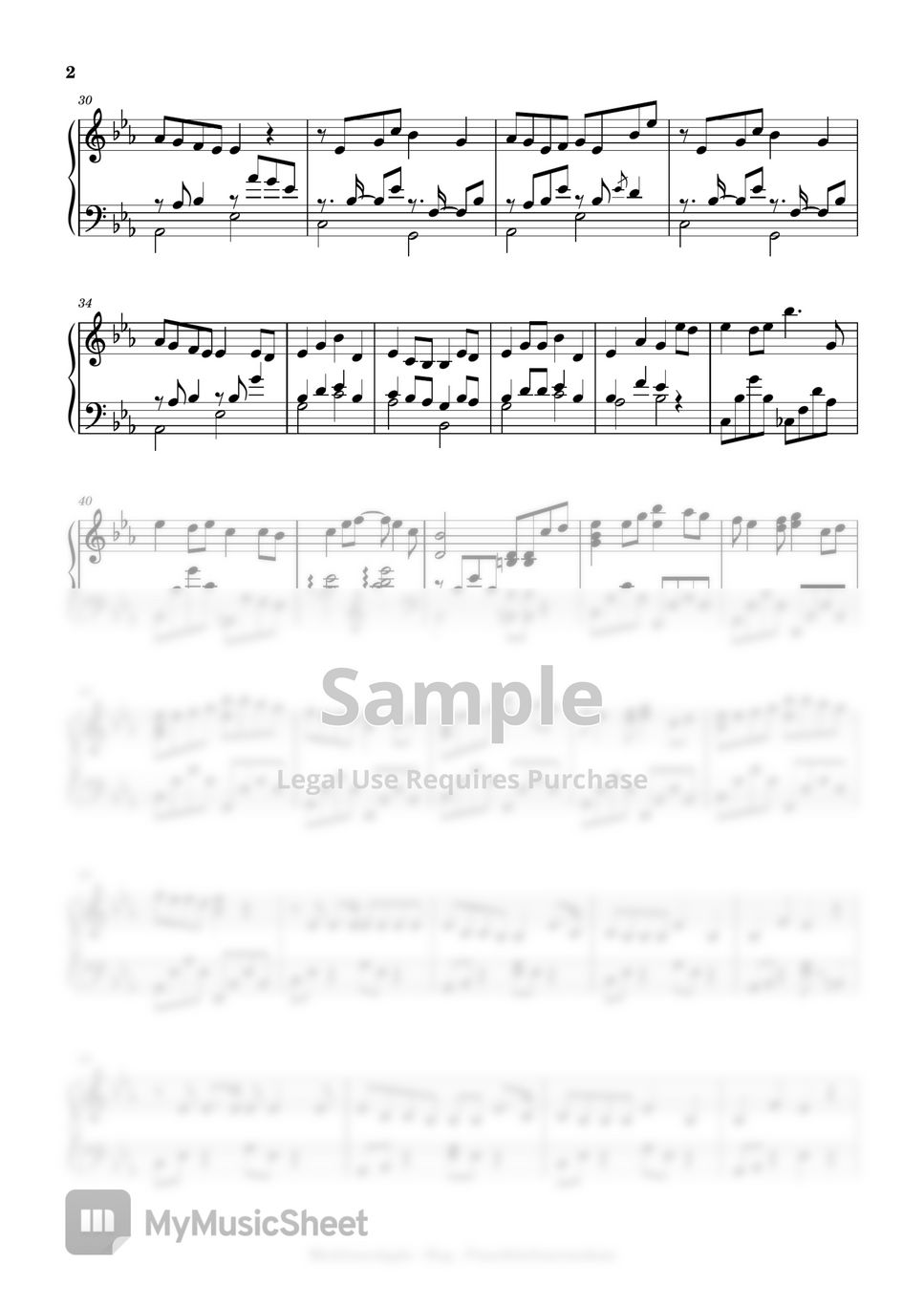 Mrs. GREEN APPLE - Hug (intermediate, piano) by Mopianic