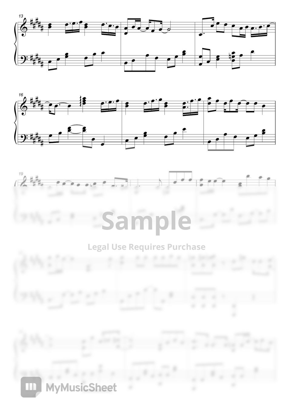 Punch(펀치) Sometimes(가끔 이러다) [PIANO COVER] 악보