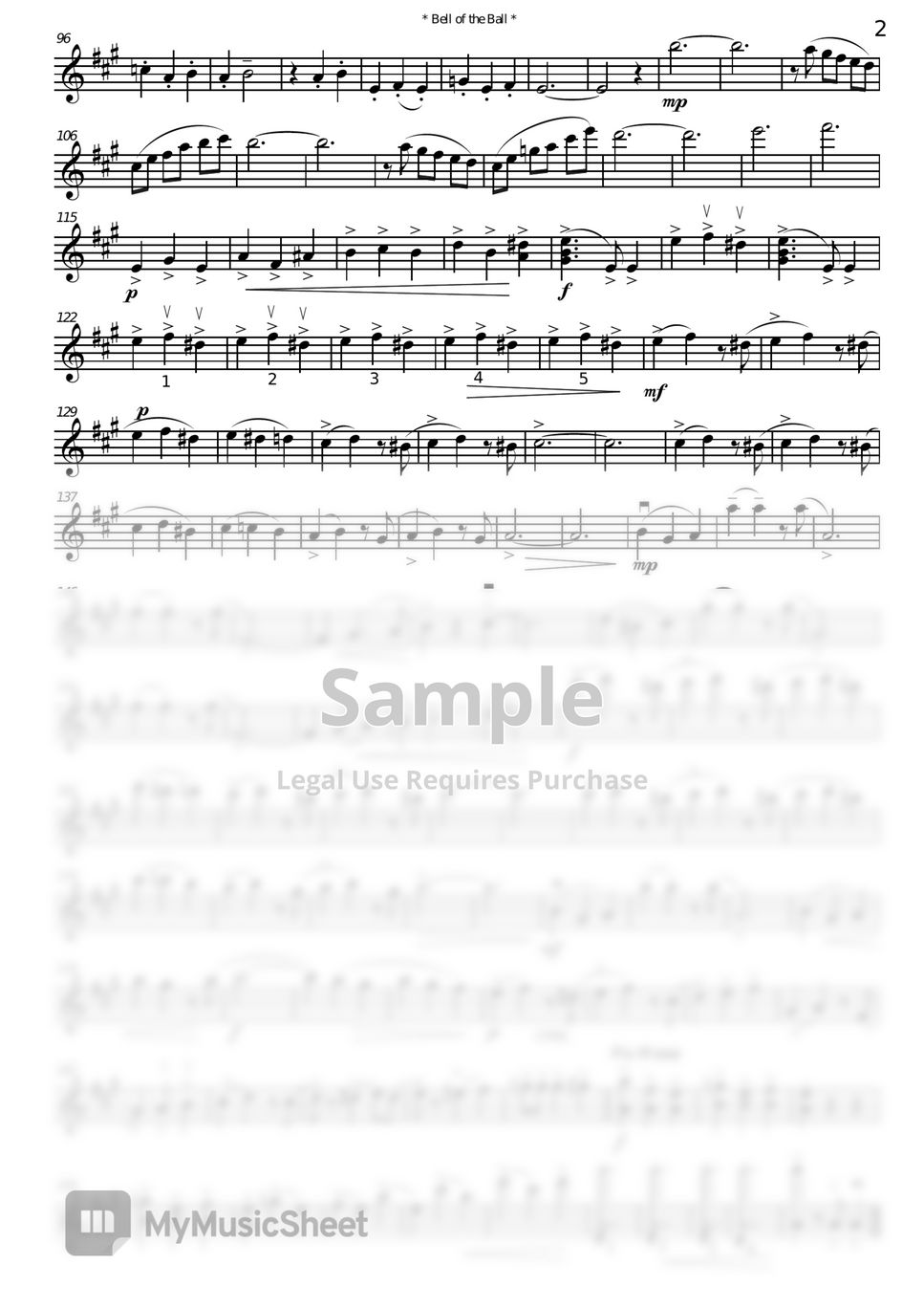 Leroy Anderson - Bell of the Ball (for String Quartet) by Elena Ionova