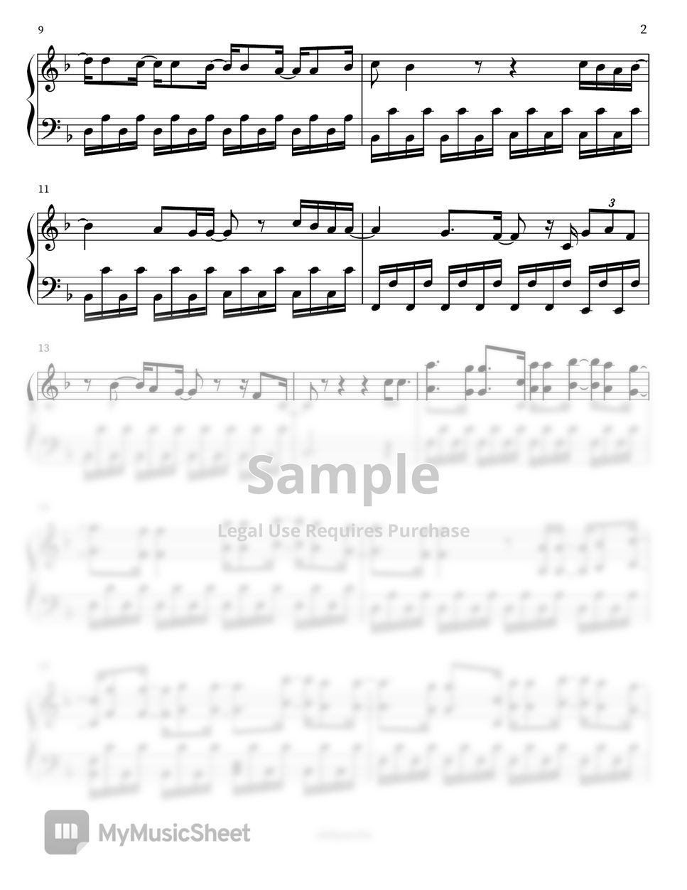 V Christmas Tree [Our Beloved Summer(那年, 我們的夏天그 해 우리는) OST Part.5] 악보