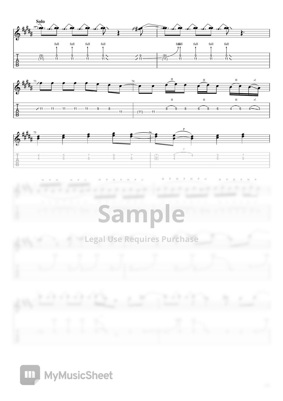 Sum 41 - The Hell Song (Lead Guitar) by DCGuitar