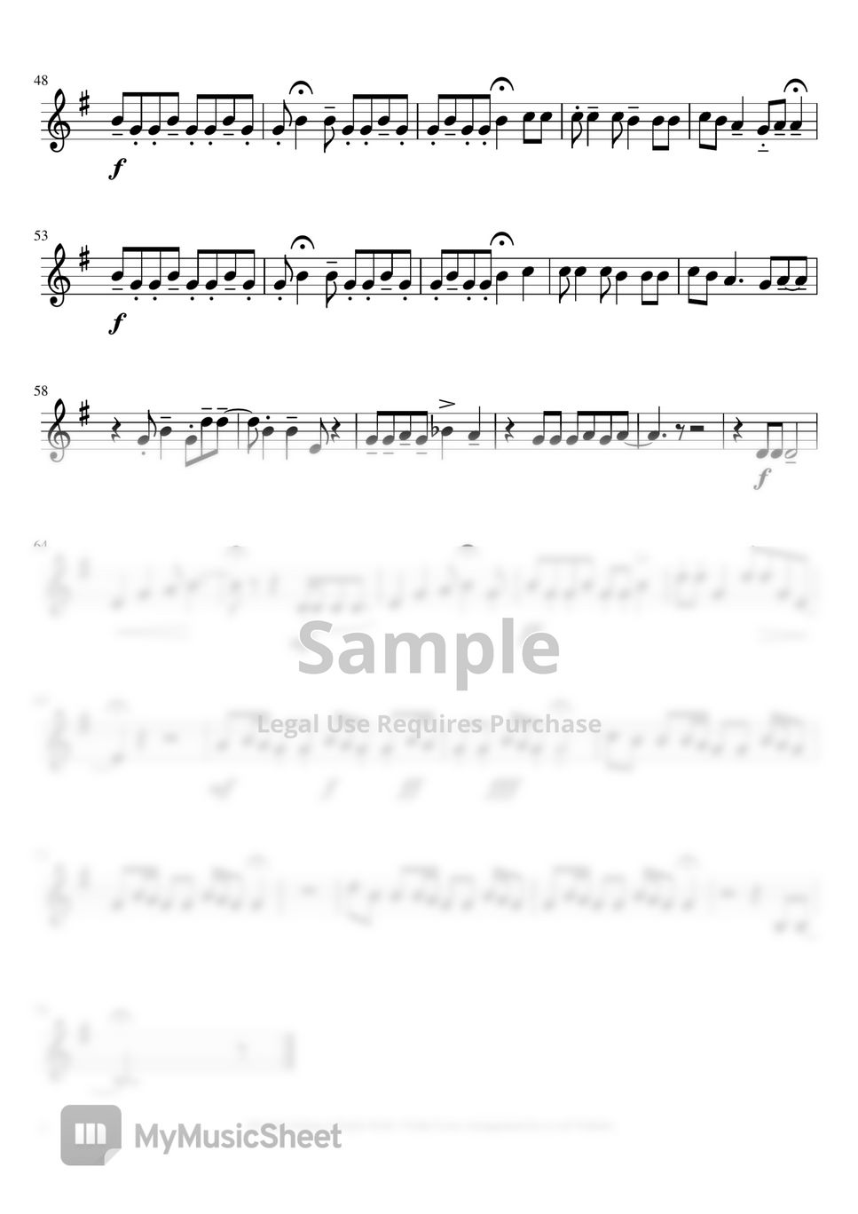 Lover (Taylor Swift) Violin Sheet Music