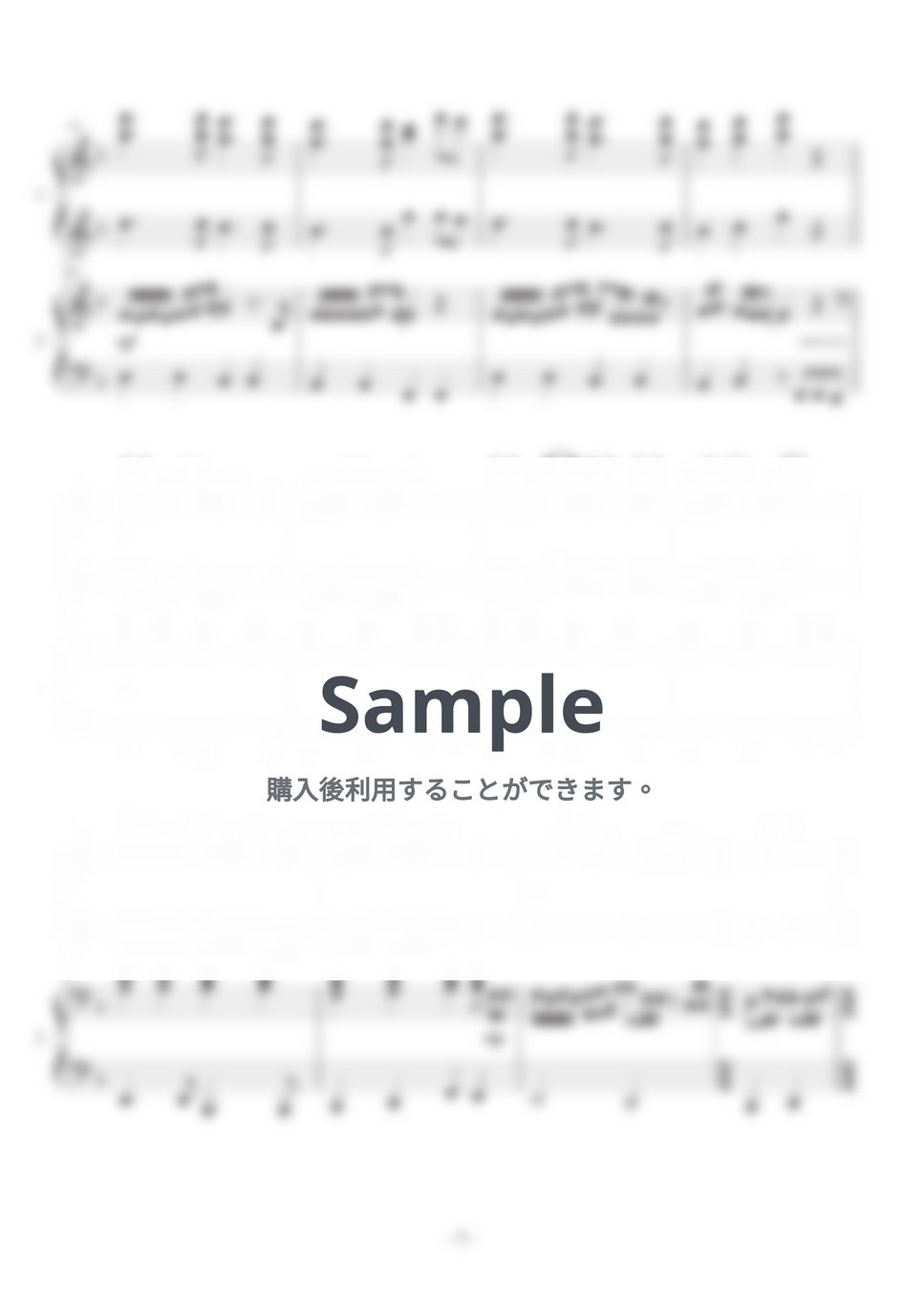 レミオロメン - 3月9日 (ピアノ連弾 / 初級 / 卒業ソング) by Kanna Inoue