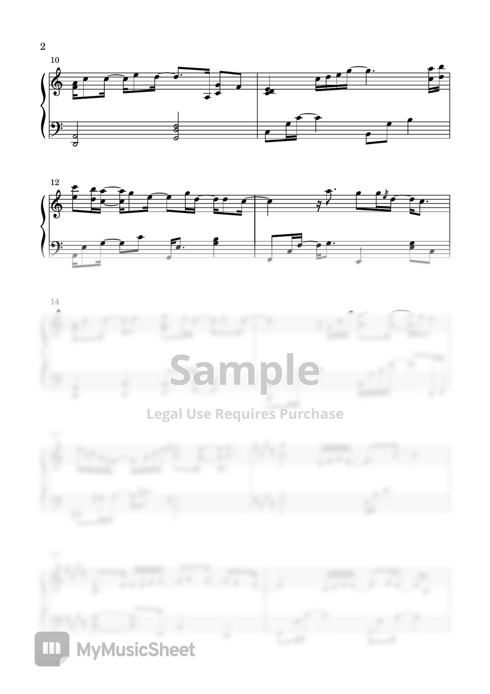 Mido and falasol me to you you to me ar sheets by just music and film