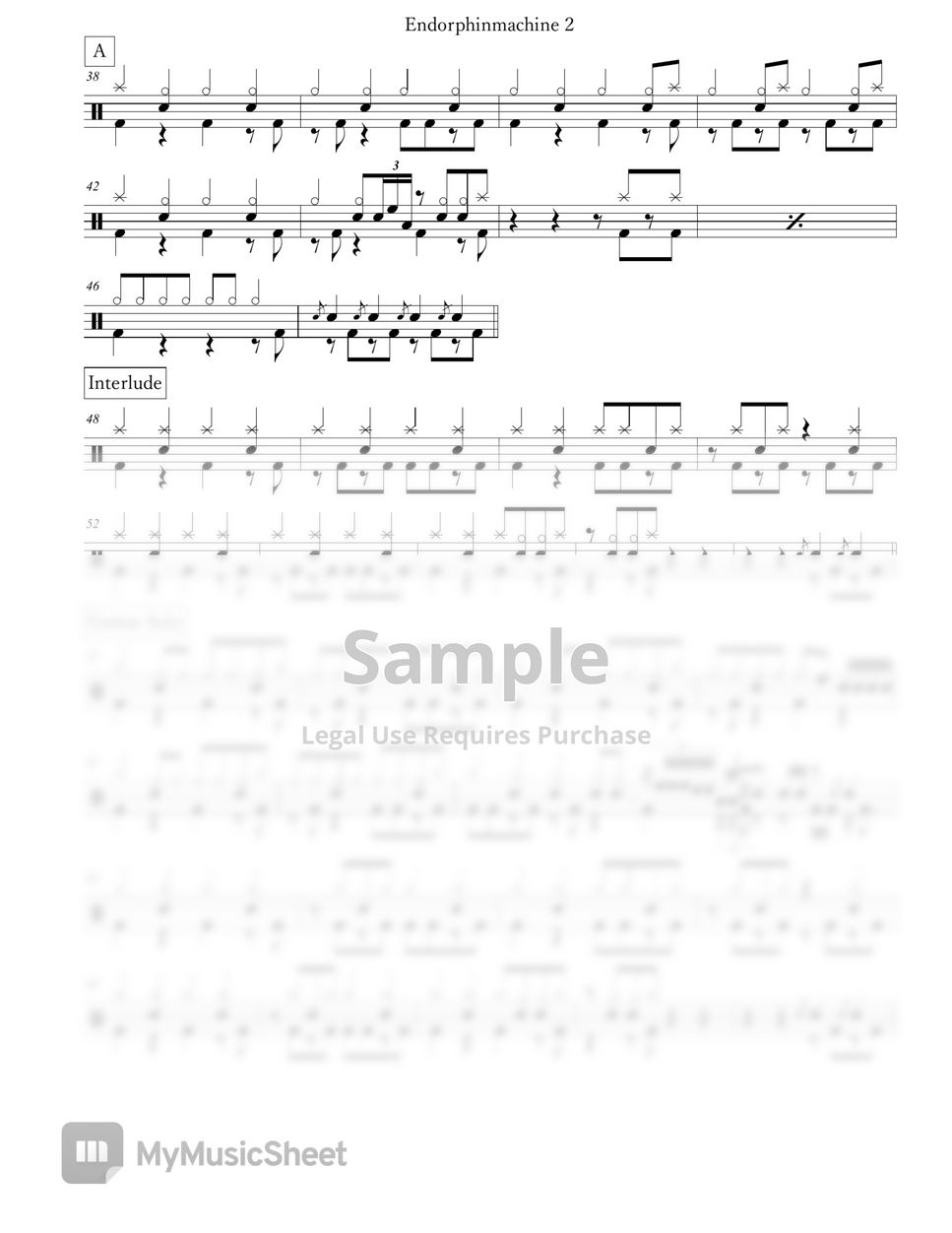 Prince - Endorphinmachine Sheets by Arkadia Drums