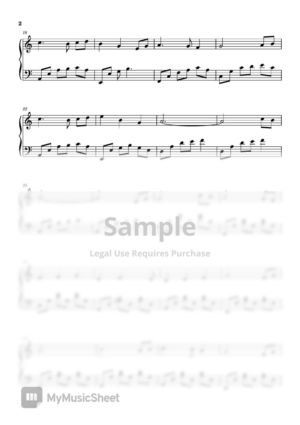 Ji Pyeong Kwon Sad Romance (Sheet Music, MIDI,) Sheets by Roxette