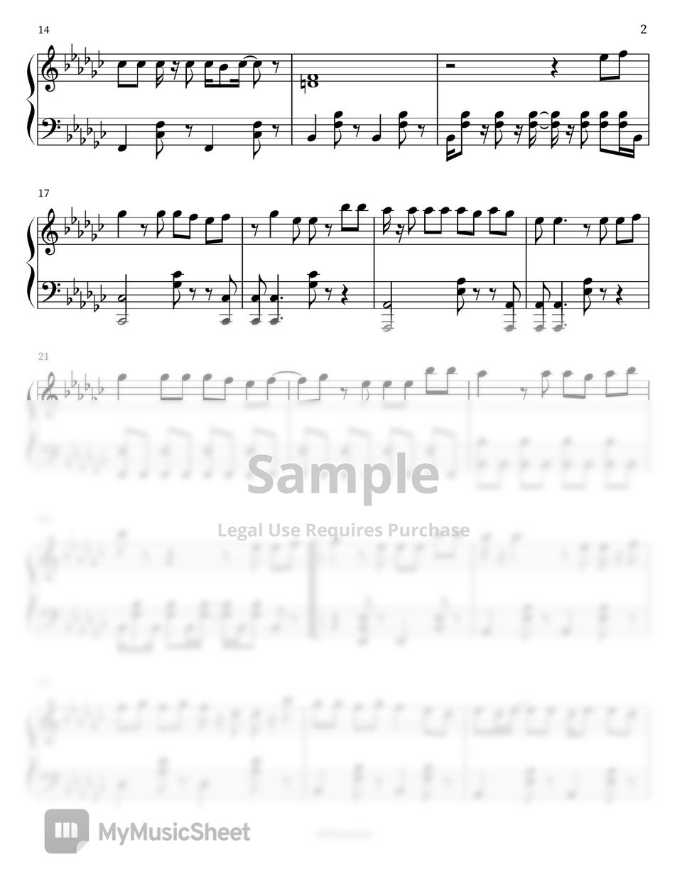 KNK(크나큰) Back Again Sheet by chihyun416