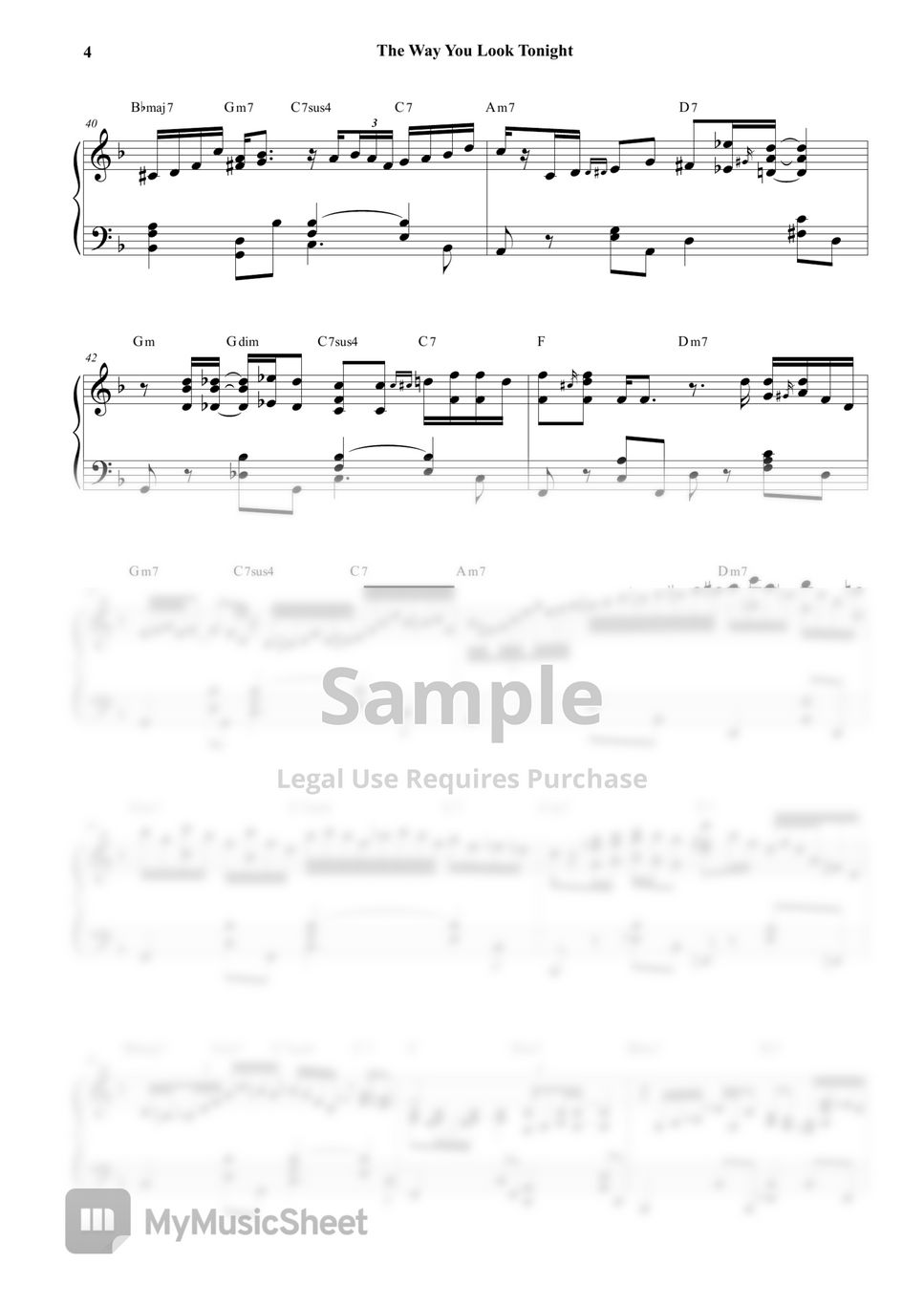 Jerome Kern - The Way You Look Tonight by Daeyoun Kim