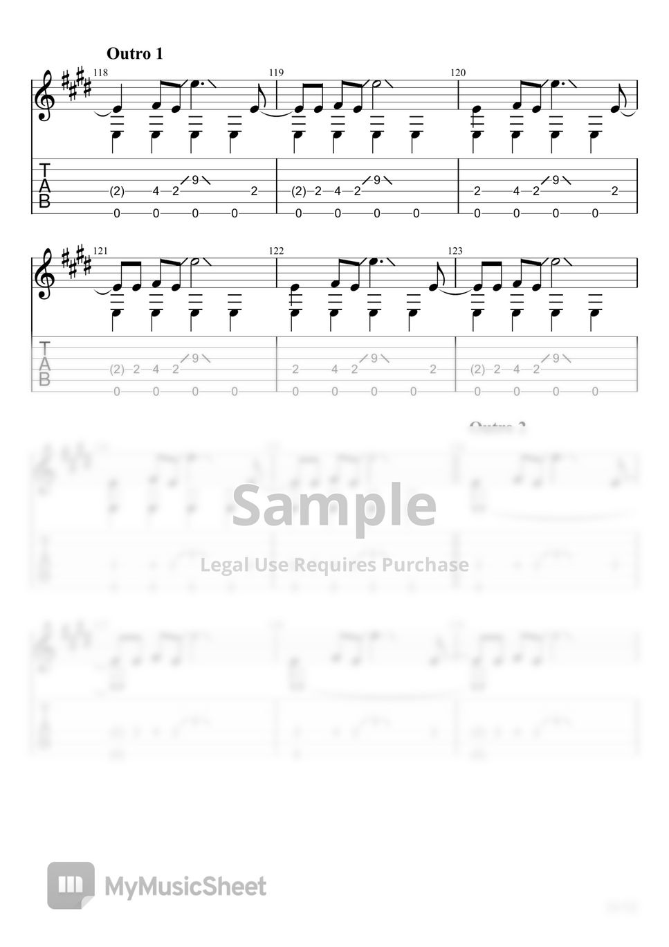 Takashi Sorimachi - POISON (Fingerstyle) Sheet Music by