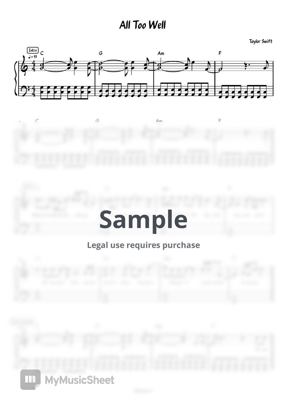 taylor-swift-all-too-well-piano-solo-sheets-by-meowscore
