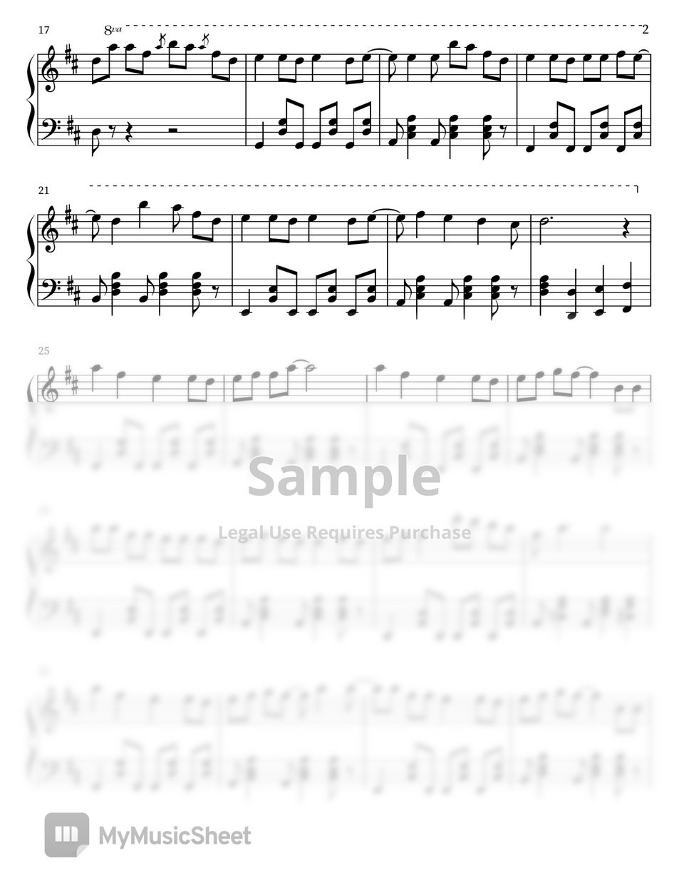 summertime — cinnamons & evening cinema Sheet music for Piano (Solo)