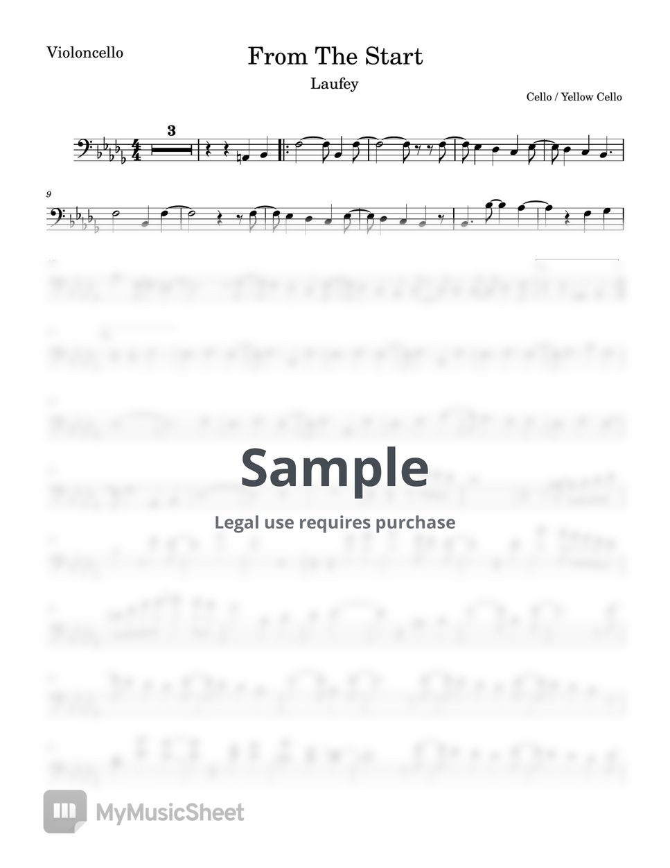 From The Start – Laufey (Alto Sax) Sheet music for Saxophone alto (Solo)