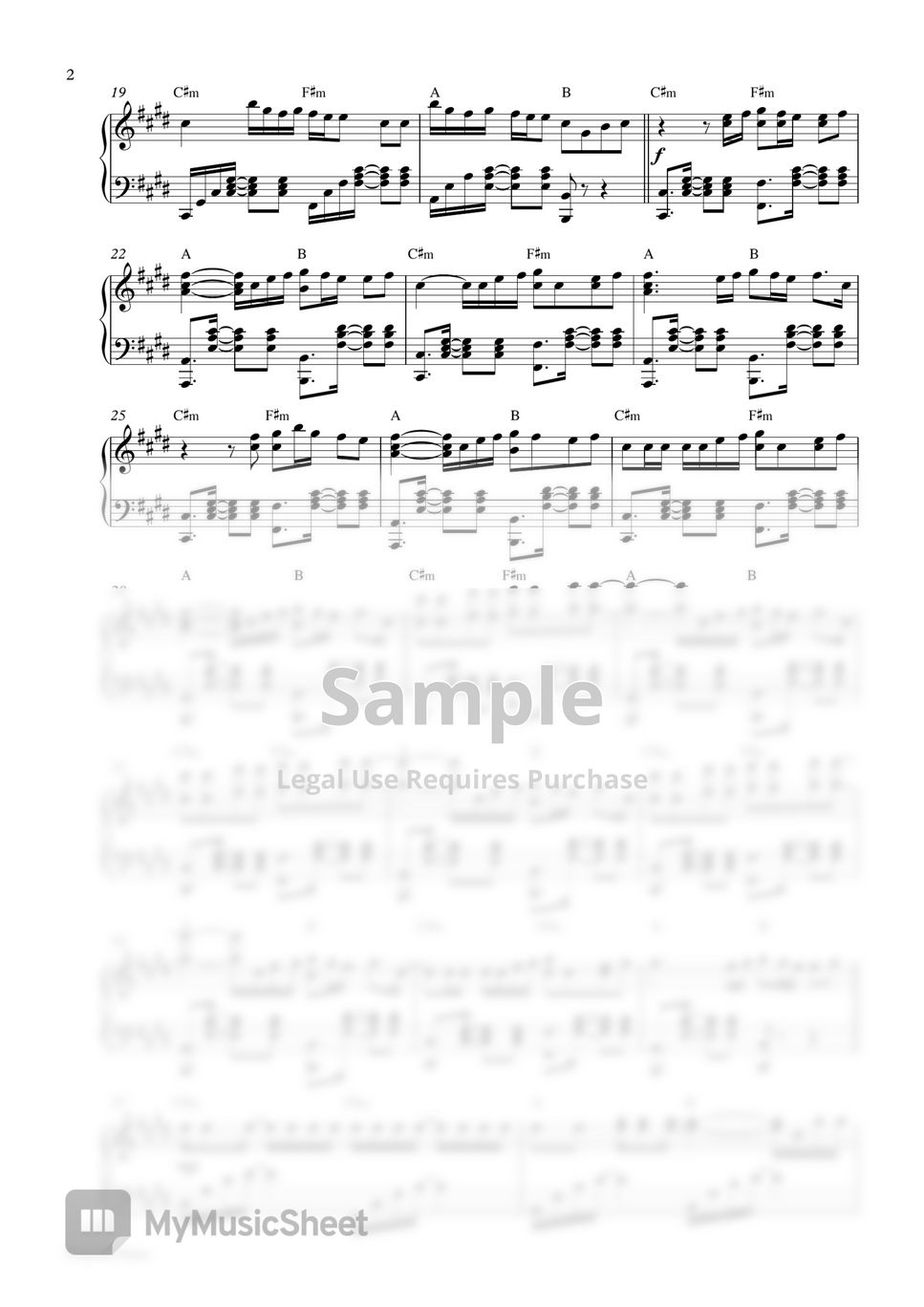 ES - SOY (Piano Sheet) by Pianella Piano