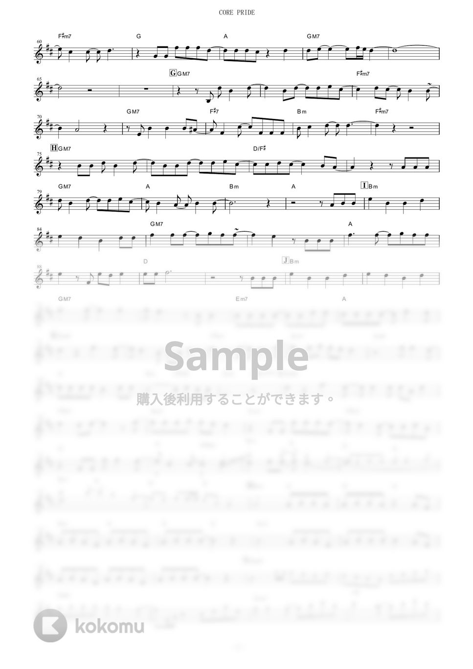 UVERworld - CORE PRIDE (『青の祓魔師』 / in Eb) by muta-sax