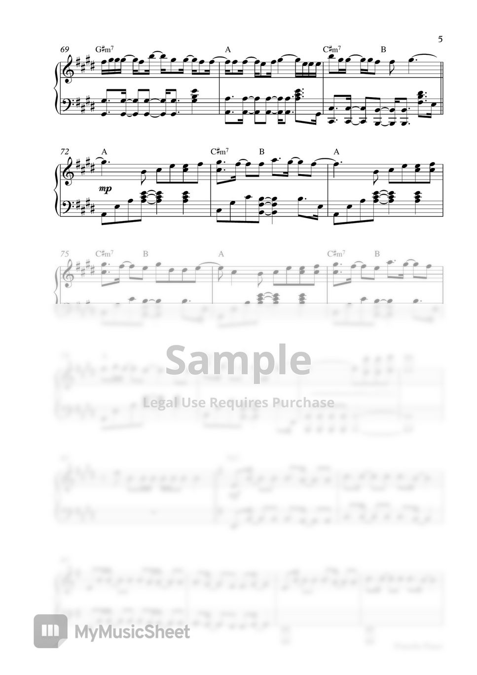 BLACKPINK Forever Young (Piano Sheet) Partitur by Pianella Piano